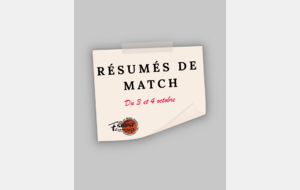 Résultats et commentaires du 3-4 octobre