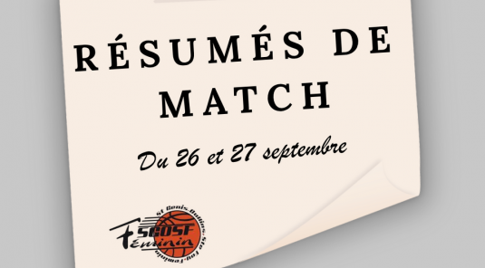Résultats et commentaires du 26-27 Septembre 2026